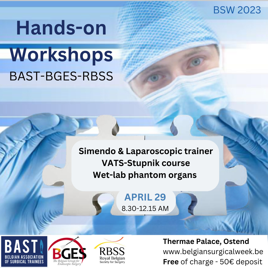 BASTRBSSBGES HandsOn at Belgian Surgical Week 2023 Bast